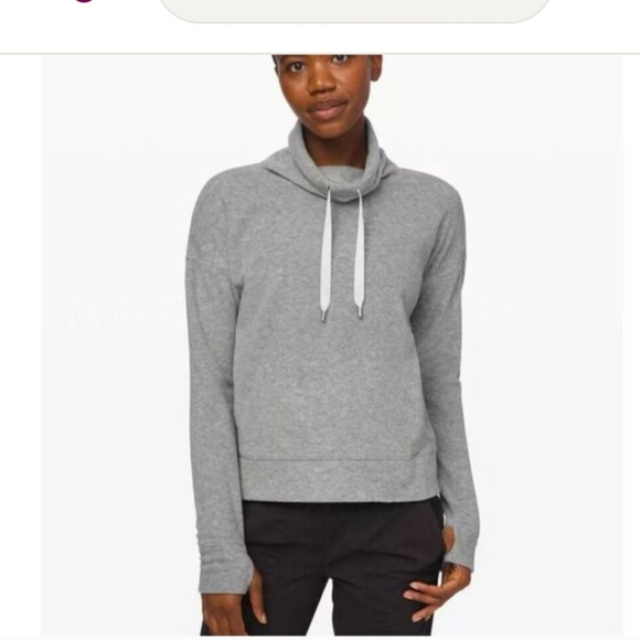 Lululemon Gray Women's Sweater Sz 10 - Picture 1 of 11